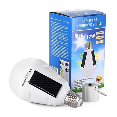 1200mah Lampu Darurat Tenaga Surya Isi Ulang Bola Lampu Tenaga Surya IP65