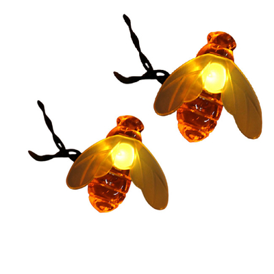 Halloween Holiday Tree Solar Powered LED String Lights Bentuk Bintang Cerdas 20lm / w lP65