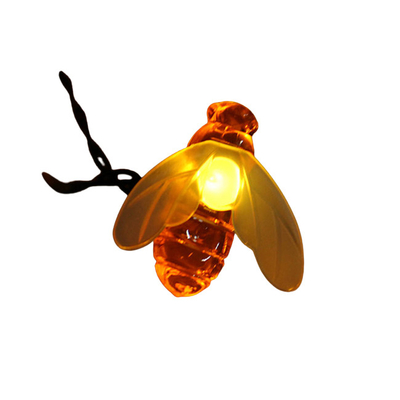 Lampu String Lebah Tenaga Surya Natal / LP65 Bee Solar Fairy Lights