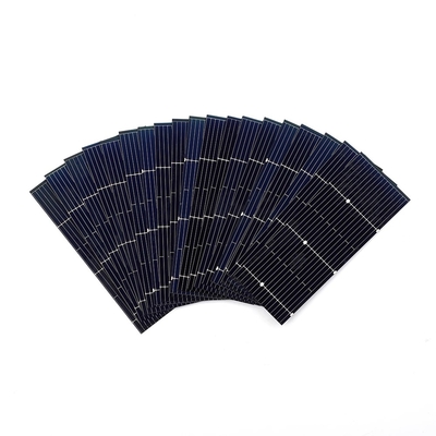 52 * 19mm 0.5V 0.24W Pengisi Daya Panel Surya Sistem Monocrystalline Untuk Portabel Fotovoltaik