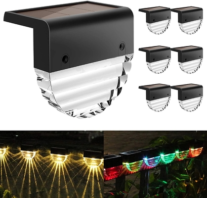 IP44 Waterproof Solar LED Garden Step Lights 8-10 Jam Waktu Kerja Ukuran Kecil