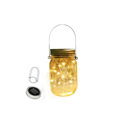 Daya Dekoratif Firefly Dekoratif Taman Luar Ruangan Natal Menggantung Lampu Peri Surya LED