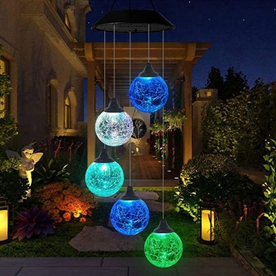RGB Memancarkan Warna Lampu Taman LED Surya Dekorasi Luar Ruangan Portabel