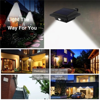Wireless Security Night Solar Waterproof Wall Light 158lm Dengan Obeng