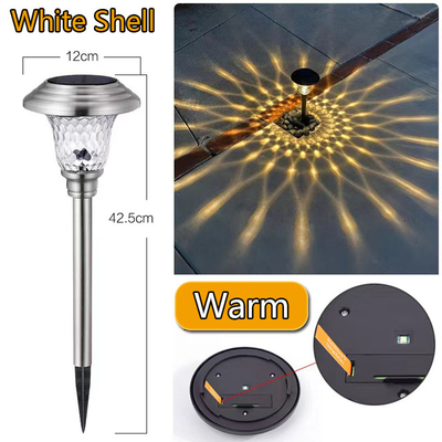 Lampu Taman LED Surya Luar Ruangan Multicolor 80lm Lampu Jalur Surya Terang