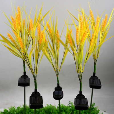 Lampu Taman LED Surya Tahan Air Luar Ruangan 2700K Led Wheat Light Ra 60