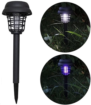 Lampu Pembunuh Nyamuk Surya Luar Ruangan Portabel 3.7v RoHS 20000h Umur