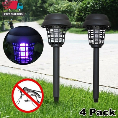 Lampu Pembunuh Nyamuk Surya Luar Ruangan Portabel 3.7v RoHS 20000h Umur