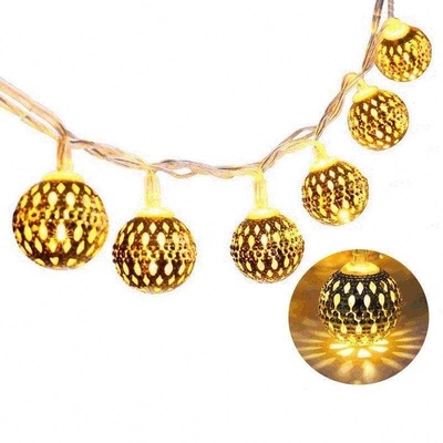 3V LED Solar Powered Fairy String Lights Dekoratif Seri Yang Dapat Dihubungkan 100lm