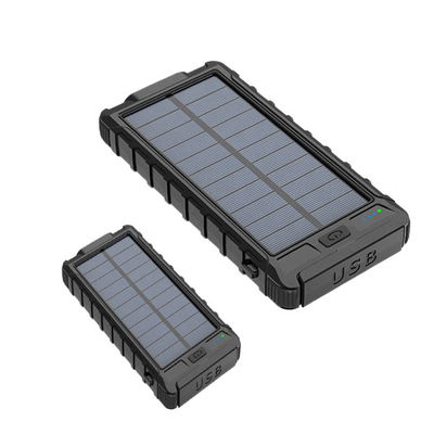 Stasiun Pengisi Daya Portabel Panel Surya Smartphone 10000mAh