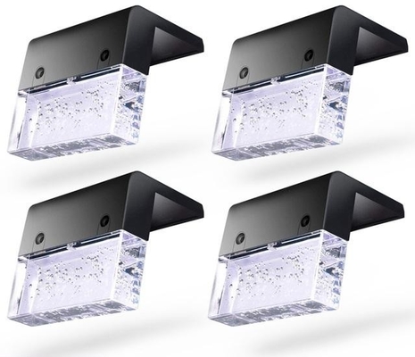 IP65 Warm White Solar Deck Lights Outdoor Stair Fence 2700K Solar Powered Led Deck Lights