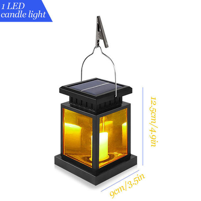 Retro 5LM Lampu Taman Lentera Surya Di Luar Ruangan Gantung Tahan Air Taman Teras Rumput Lansekap