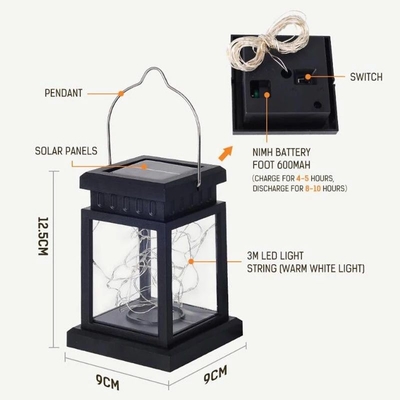 Lawn Camping Outdoor Palace Solar Garden Lanterns IP65 Ambient Courtyard Solar Lights