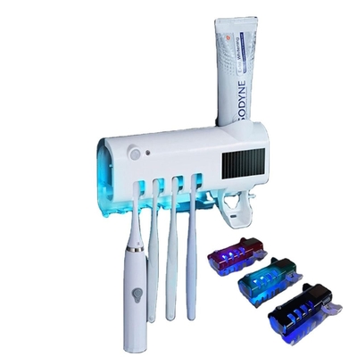 Ultraviolet Toothbrush Sterilizer Toothbrush Holder Box Lampu UVC Isi Ulang 1200mAh