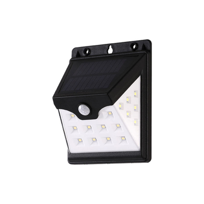 Sensor Gerak Cerdas Lampu Dinding LED Tenaga Surya 22 LED ABS 3.7V