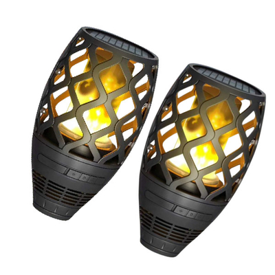 Twinkling Dancing Flame Senter Speaker Tenaga Surya IP65 3watt