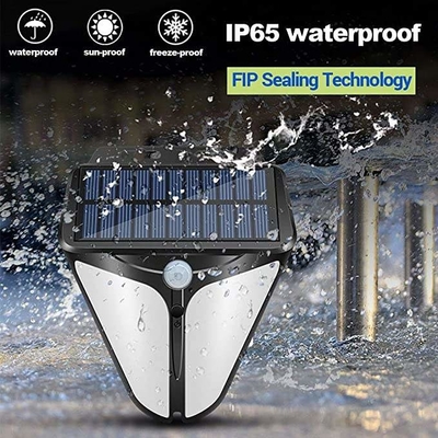 Taman IP65 Solar Powered LED Wall Light Cerdas Tubuh Manusia Induksi Eagle Eye Light 6000K