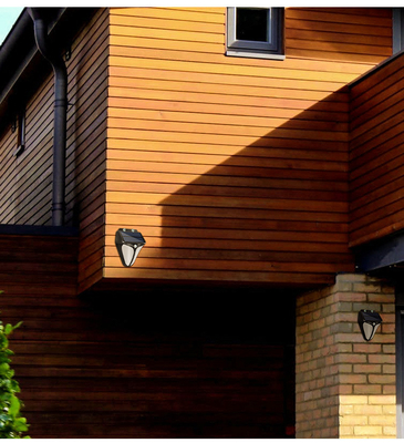 DC6V Yard Garage Wireless Solar Powered LED Wall Light 6000K Dengan 3 Mode yang Dapat Dipilih