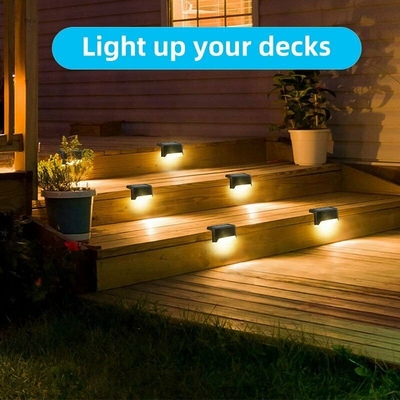 Hangat putih SMD Solar Led Stair Light Waterproof Step Led Solar Deck Light 10LM