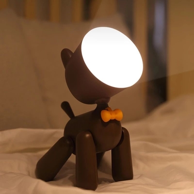 Hadiah 3500K Lampu Surya Hewan Kecil Kamar Tidur Kecerahan yang Dapat Disesuaikan DC 5V