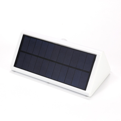 Bahan ABS + PC Lampu Dinding LED Tenaga Surya IP65 6000K Mudah Dipasang
