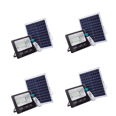 RoHS IP 67 60 Watt Solar Flood Light Untuk Dinding Eksterior Luar Ruangan