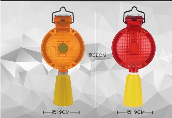 Keamanan Lampu Sinyal Lalu Lintas Led Surya Dia 19cm Tinggi 38cm