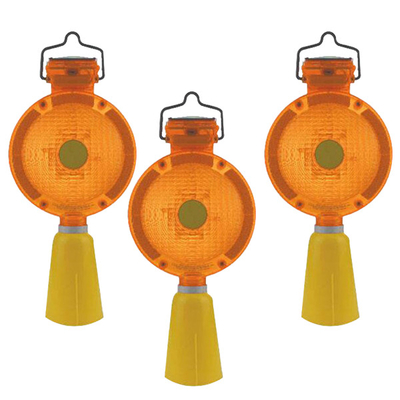 Lampu Lalu Lintas Bertenaga Surya Bulat Tahan Air Dia 19cm 41 * 39 * 41cm