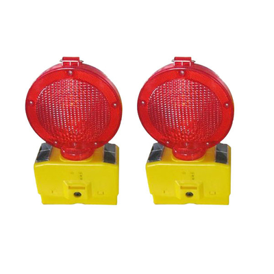 CE RoHS Solar Traffic Warning Light LED Flashing Heating Light Garansi 1 Tahun