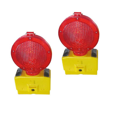 Ce Traffic Cone Tenaga Surya Berkedip Lampu Kuning Untuk Peringatan