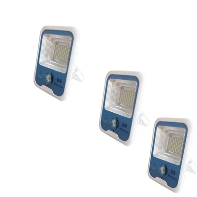 Kamera 720P Luar Ruangan Dan WIFI Hemat Energi Solar LED Flood Lights Bahan Aluminium IP 65 3.7V