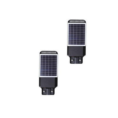 Waterproof IP65 40w Solar Led Street Light 6V Ra80 plastik ABS