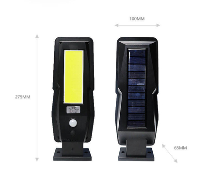 Rumah Dalam Ruangan ABS + PC Lampu Jalan Surya Dekoratif IP65 186LM