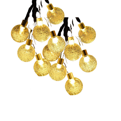 Bubble Ball Light 50LED Solar Powered LED String Lights Tahan Air Dan Tahan Panas