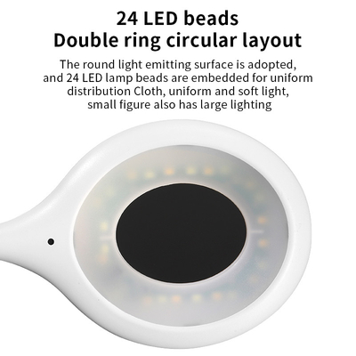 Pelindung Mata Lampu Belajar Lipat Lampu Meja Malam Hemat Energi Portabel Dengan Port USB
