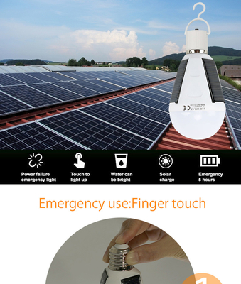 Lampu Darurat Tenaga Surya Portabel USB Isi Ulang Untuk Kegagalan Pemadaman Listrik Berkemah Mendaki