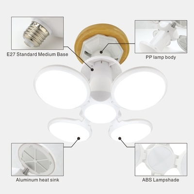 Adjustable Deformable LED Football UFO Lamp E27 40W Untuk Studi Kamar Tidur