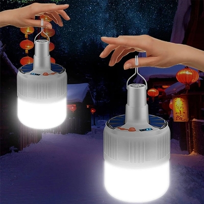ABS Solar LED Lampu Taman Darurat Rumah Tangga Berkemah Di Luar Ruangan
