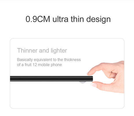 20cm 30cm 40cm 60cm Lampu LED Ultra Tipis USB Isi Ulang Nirkabel