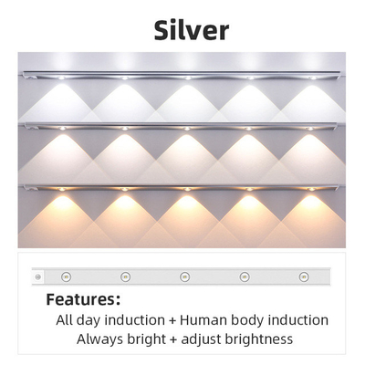 20cm 30cm 40cm 60cm Lampu LED Ultra Tipis USB Isi Ulang Nirkabel