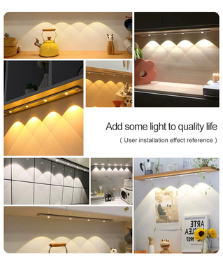 20cm 30cm 40cm 60cm Lampu LED Ultra Tipis USB Isi Ulang Nirkabel
