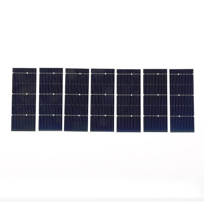 52 * 19mm 0.5V 0.24W Pengisi Daya Panel Surya Sistem Monocrystalline Untuk Portabel Fotovoltaik