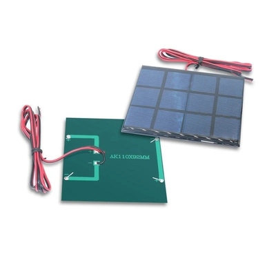 Pengisi Daya Panel Surya Epoxy Mini 1w 2w 3w 4w 5v 6v 7v Baterai Bank Daya Sinar Matahari