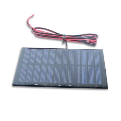 Pengisi Daya Panel Surya Epoxy Mini 1w 2w 3w 4w 5v 6v 7v Baterai Bank Daya Sinar Matahari
