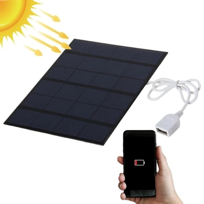 Pengisi Daya Panel Surya Polysilicon Tata Surya DIY Untuk Bank Daya Telepon