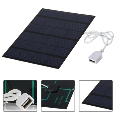 Pengisi Daya Panel Surya Polysilicon Tata Surya DIY Untuk Bank Daya Telepon