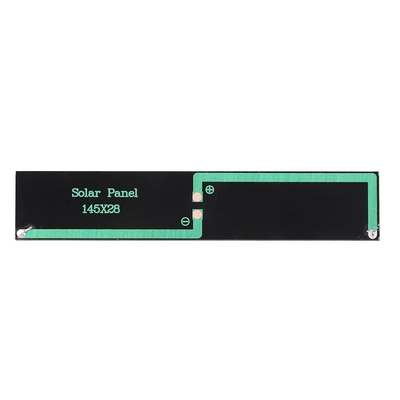 0.5W 2.5V 145*28mm Outdoor Portable Solar Panel Charger Untuk Power Bank