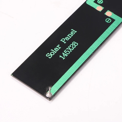 0.5W 2.5V 145*28mm Outdoor Portable Solar Panel Charger Untuk Power Bank