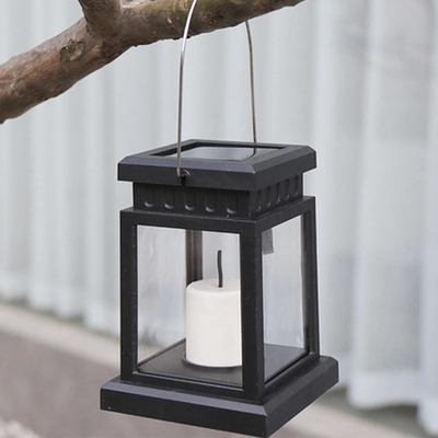 Balkon Lampu Taman LED Tenaga Surya Pencahayaan Lilin Hias Luar Ruangan